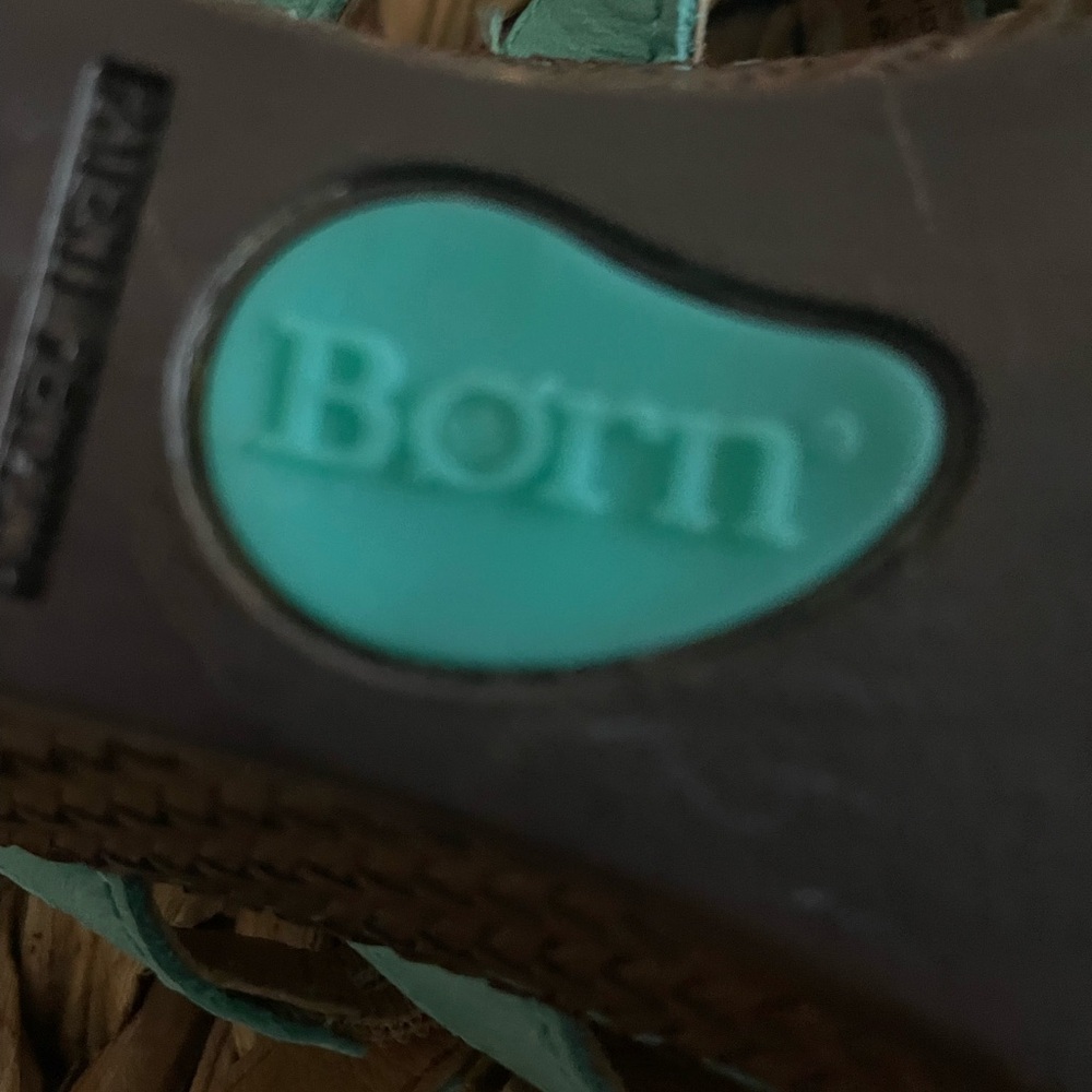 Born Women's Turquoise Sandals Genuine Leather - Picture 7 of 7